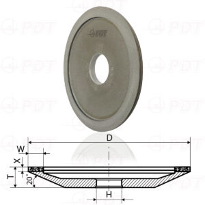 12А2-20. DISH GRINDING WHEELS