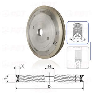 1DD6V. DIAMOND WHEELS (A-LINE EDGE)