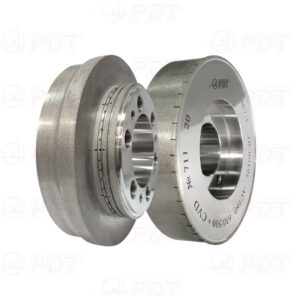 Diamond rollers with CVD inserts