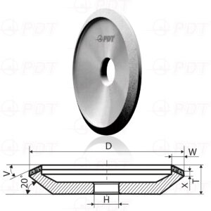12V5-20. DISH GRINDING WHEELS