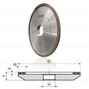 4А2. DISH GRINDING WHEELS