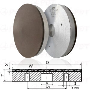 6А2T. FLAT GRINDING WHEELS