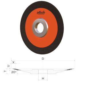 GRINDING WHEELS 12V9-20